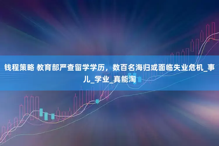 钱程策略 教育部严查留学学历，数百名海归或面临失业危机_事儿_学业_真能淘