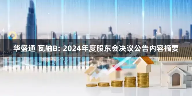 华盛通 瓦轴B: 2024年度股东会决议公告内容摘要
